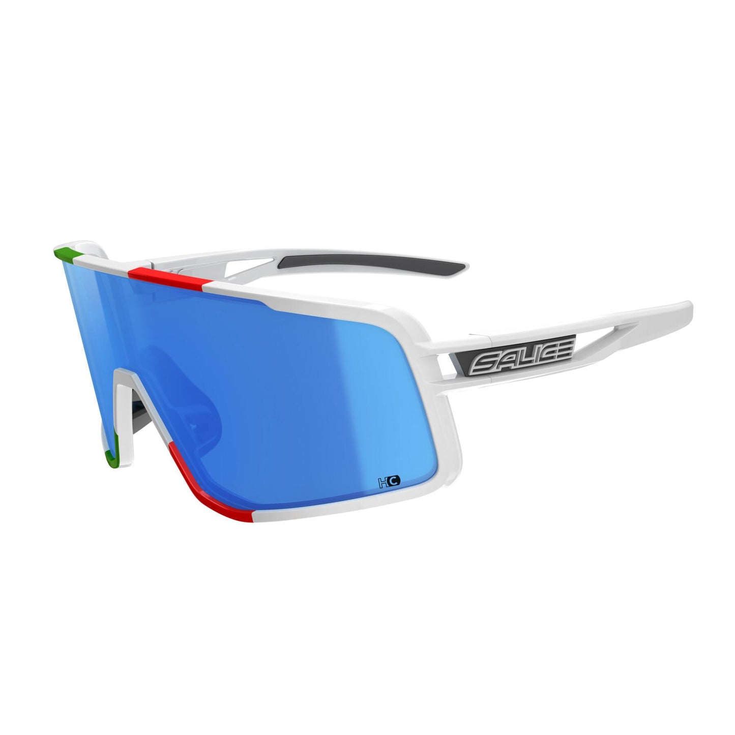 Occhiali da Sole Salice Mod.022ITA Bianco Ita RW Blu