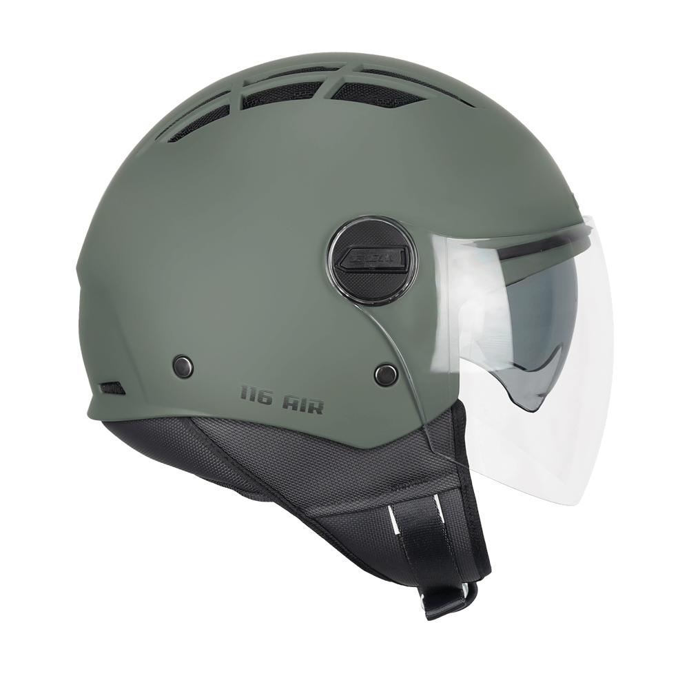 Casco Scooter CGM 116Aair Verde Opaco