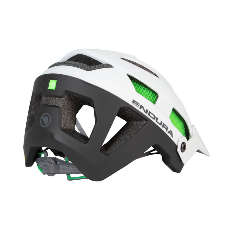 Casco Bici Endura SingleTrack Helmet Bianco