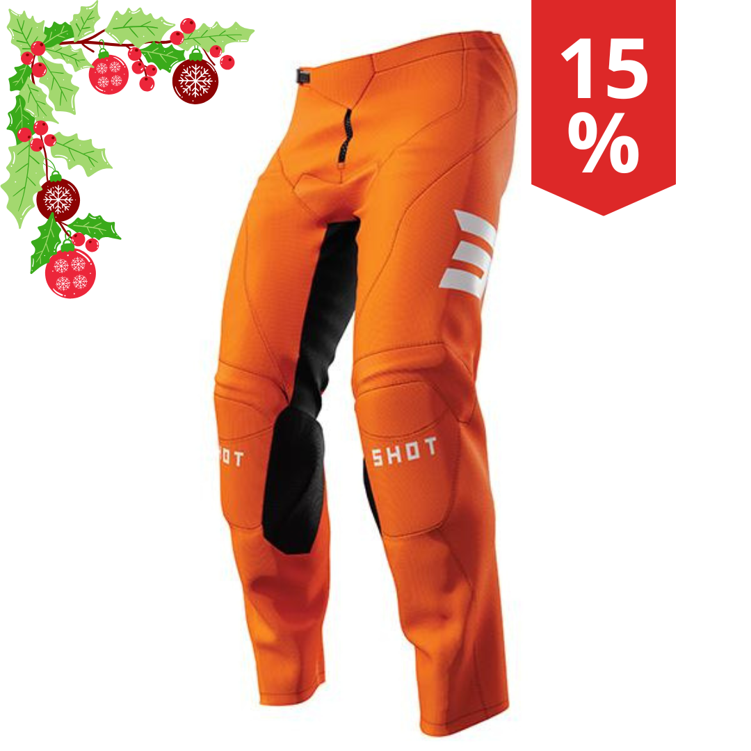 Pantaloni Motocross Bambino Shot Raw Escape Arancio