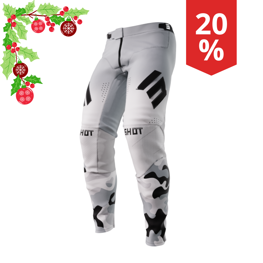 Pantaloni Motocross Shot Aerolite Shadow Grigio