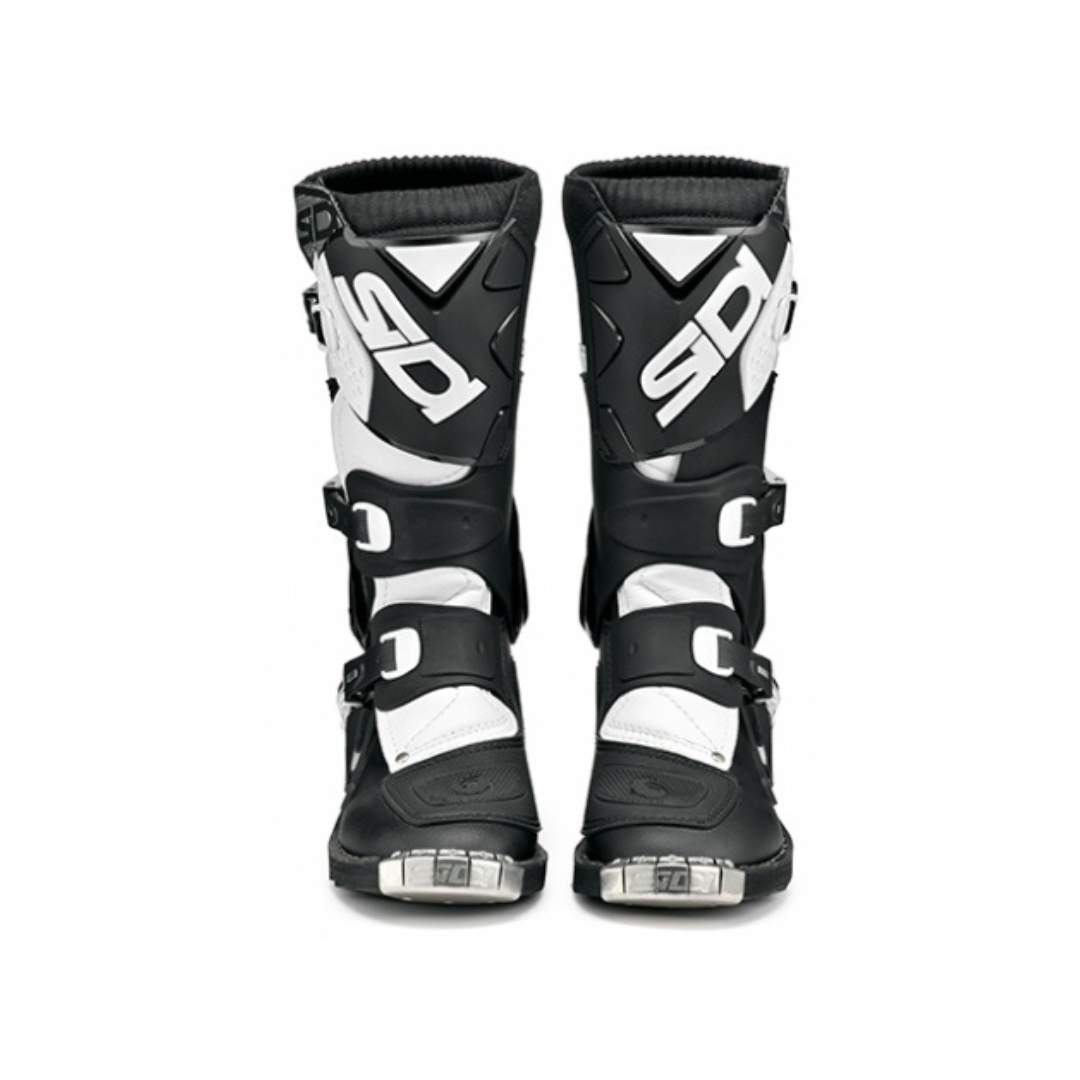 Stivali Motocross Bambino Sidi Flame Nero-Bianco