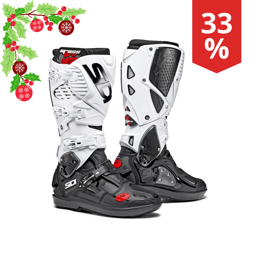 Stivali Motocross Sidi Crossfire 3 SRS Nero Bianco