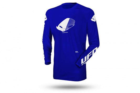 Maglia Motocross Ufo Plast Slim Radial - blu