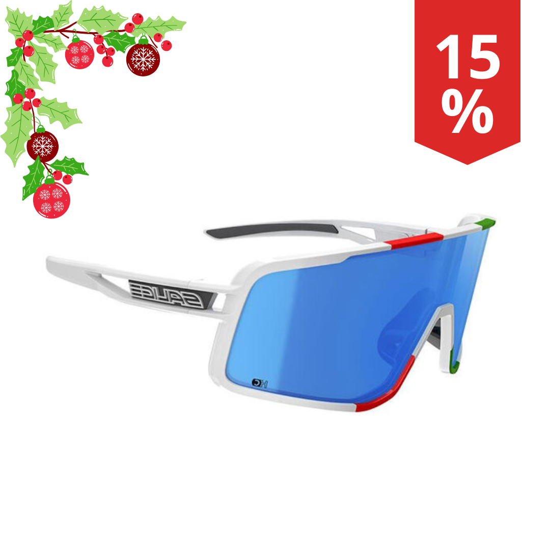 Occhiali da Sole Salice Mod.022ITA Bianco Ita RW Blu