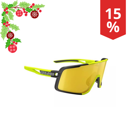 Occhiali da Sole Salice Mod.022 Nero RW Giallo