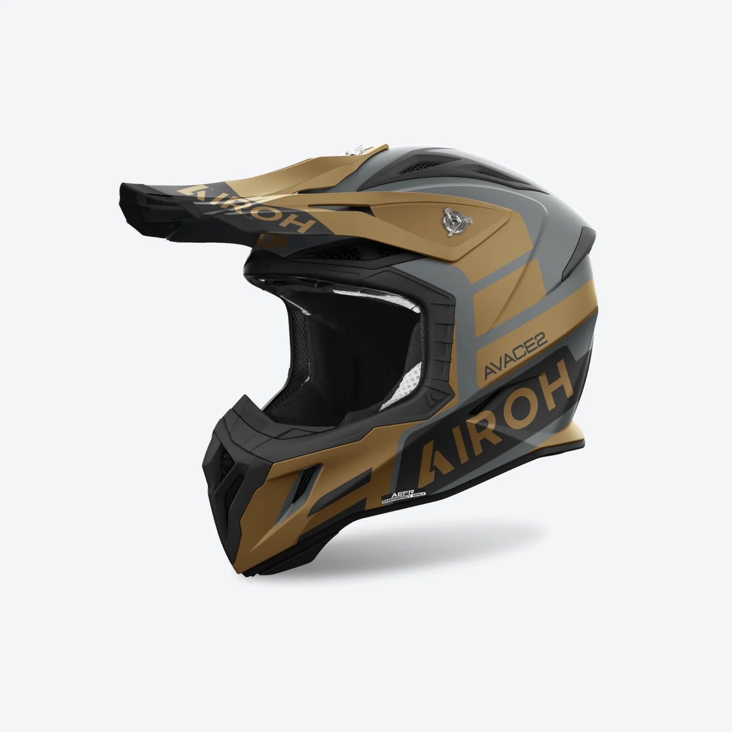 Casco Motocross Airoh Aviator Ace 2 Sake Oro