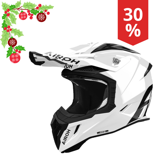 Casco Motocross Airoh Aviator Ace 2 Solid Bianco