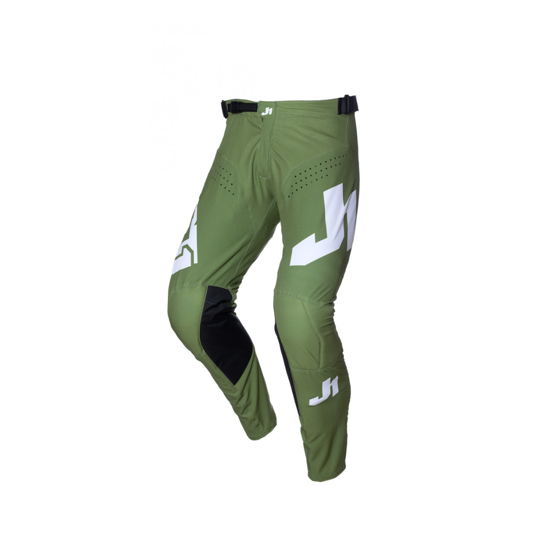 Pantaloni Motocross Just1 J-essential Army verde