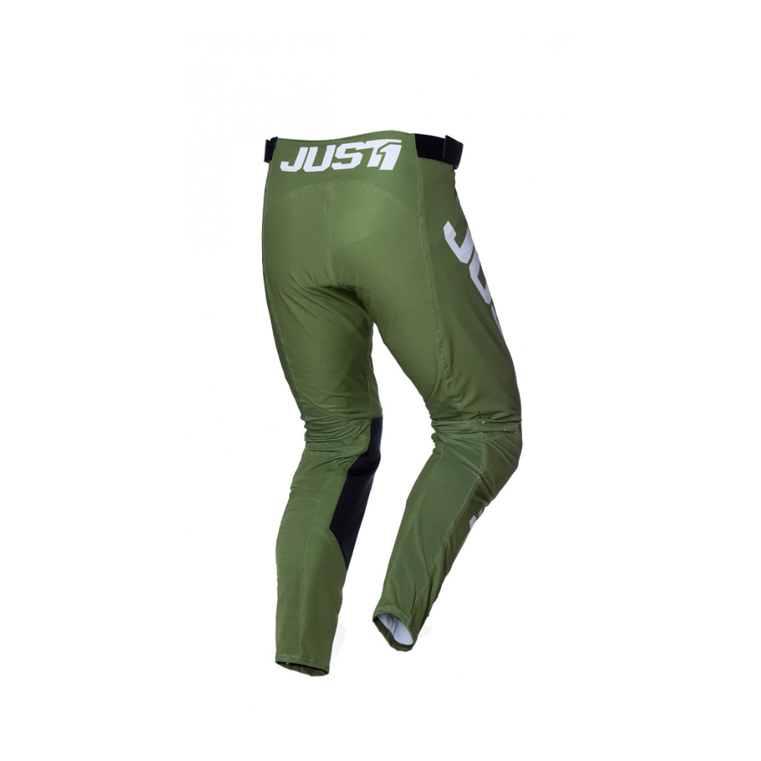 Pantaloni Motocross Just1 J-essential Army verde