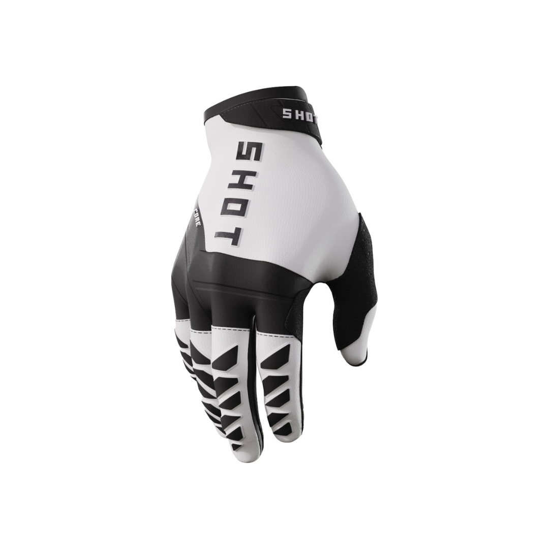 Guanti Motocross Shot Core Bianco/Nero