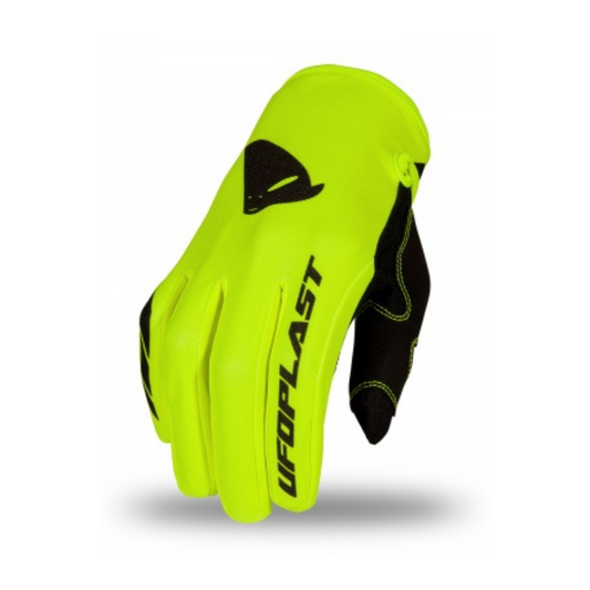 Guanti Motocross Ufo Plast Still Radial - Giallo Fluo