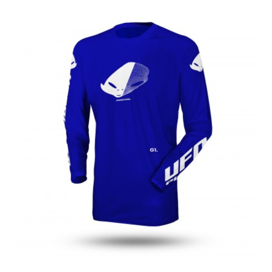 Maglia Motocross Ufo Plast Slim Radial - blu