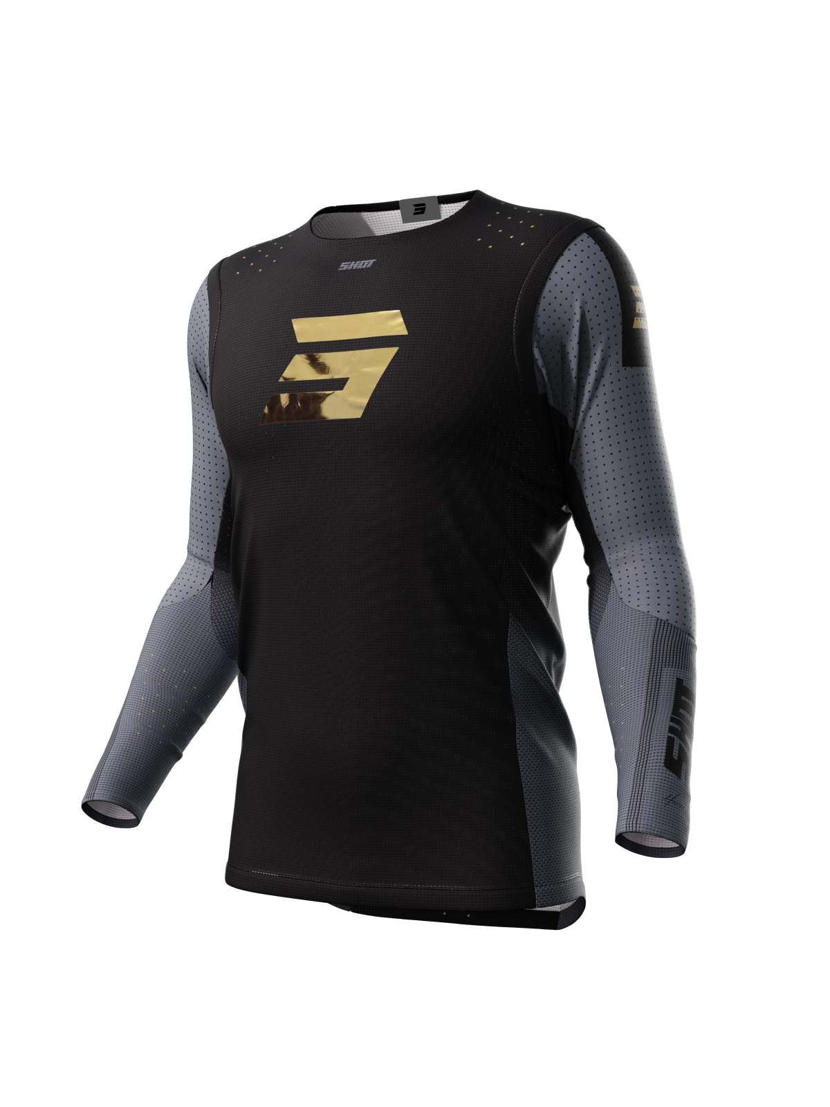 Maglia Motocross Shot Aerolite Honor Black Gold