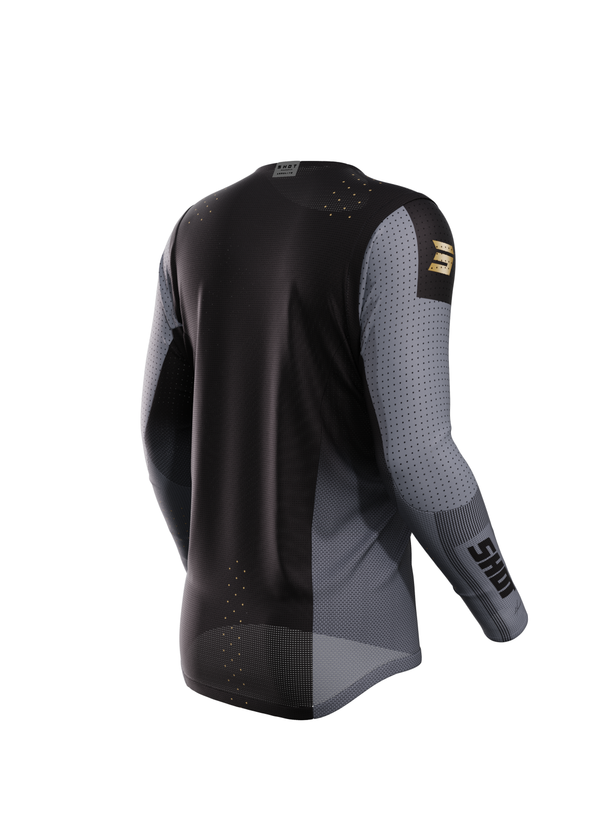 Maglia Motocross Shot Aerolite Honor Black Gold