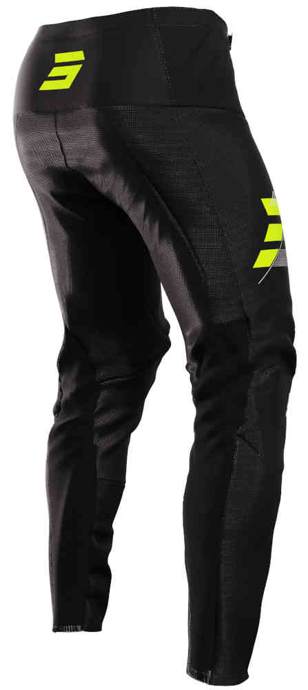 Pantaloni Motocross Shot Contact Speck Black Yellow Fluo