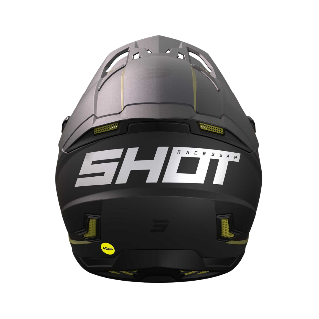 Casco Motocross Shot Core Comp Oro opaco MIPS