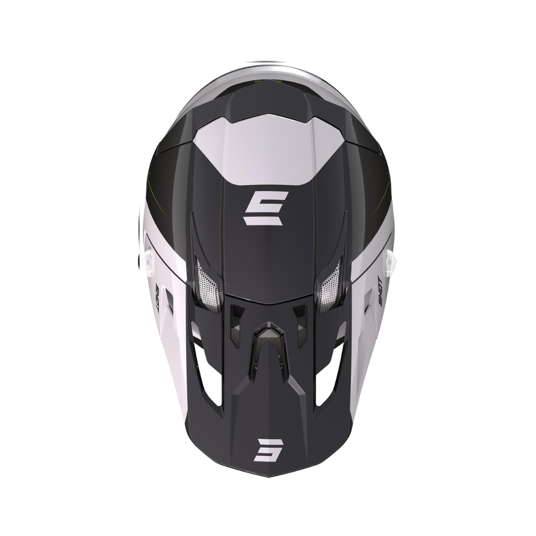 Casco Motocross Shot Core Fast Nero Pearly MIPS