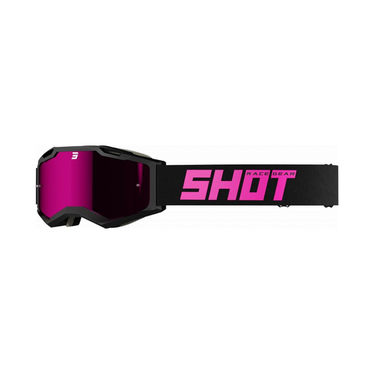 Maschera Motocross Shot Iris 2.0 Solid Rosa opaco