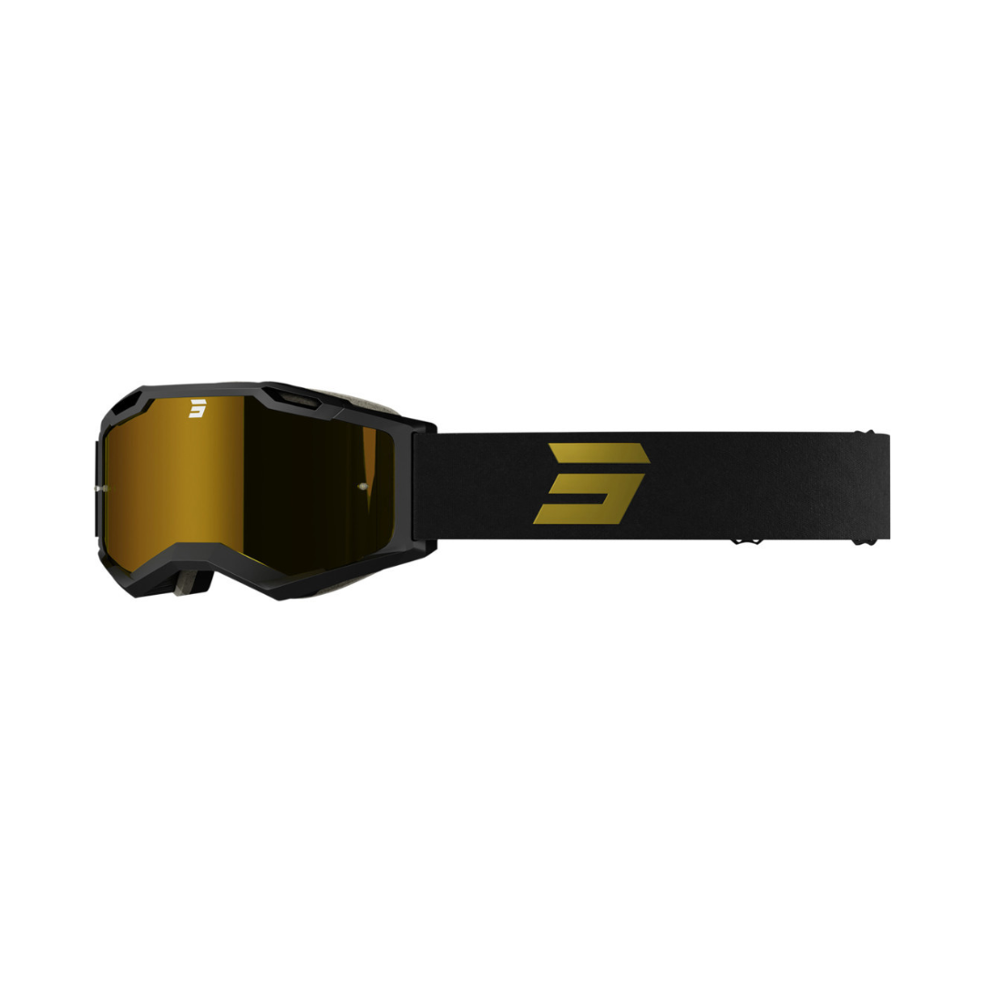 Maschera Motocross Shot Iris 2.0 Tech Oro lucido