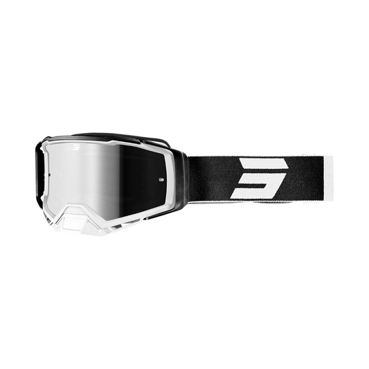 Maschera Motocross Shot Core Bianco