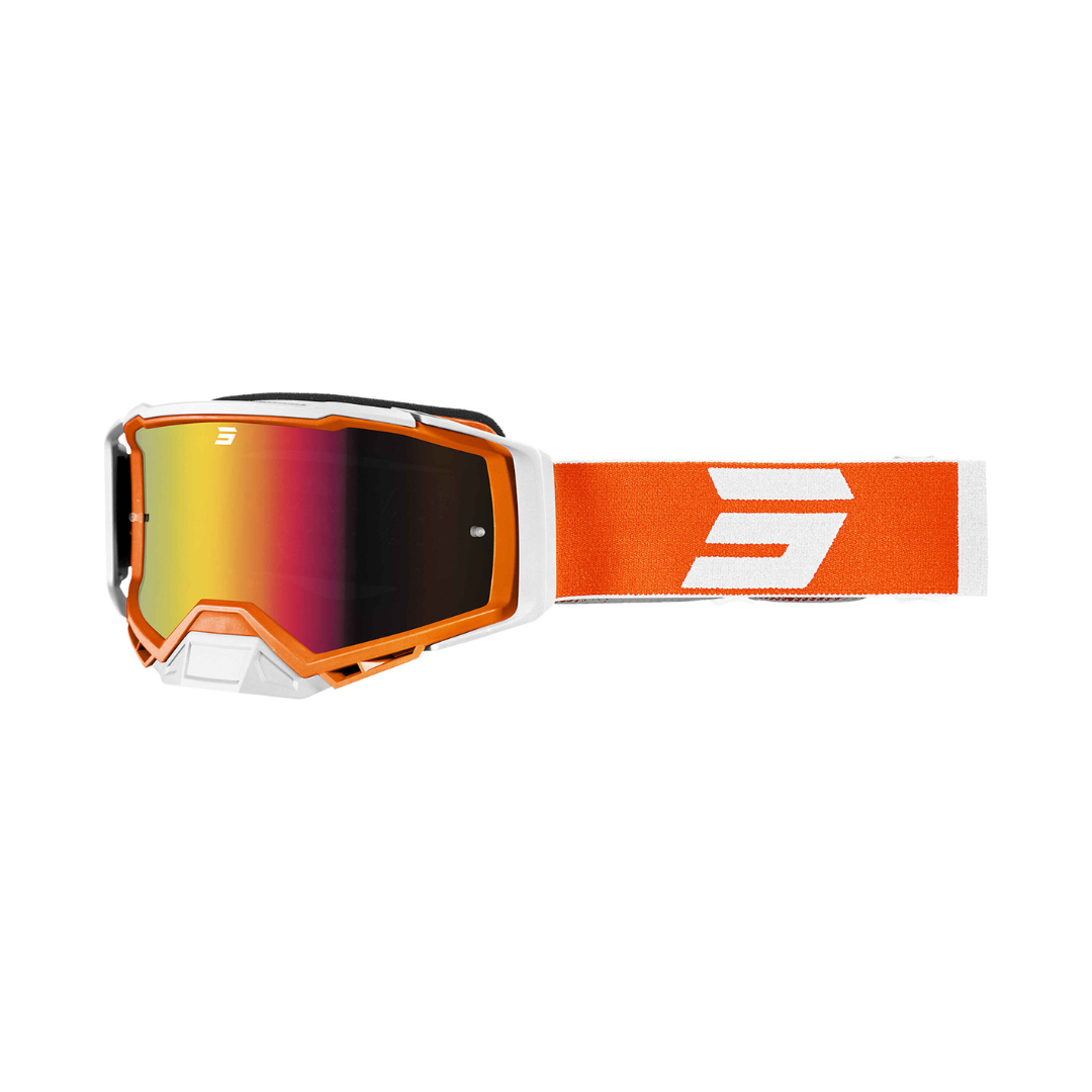 Maschera Motocross Shot Core Arancio