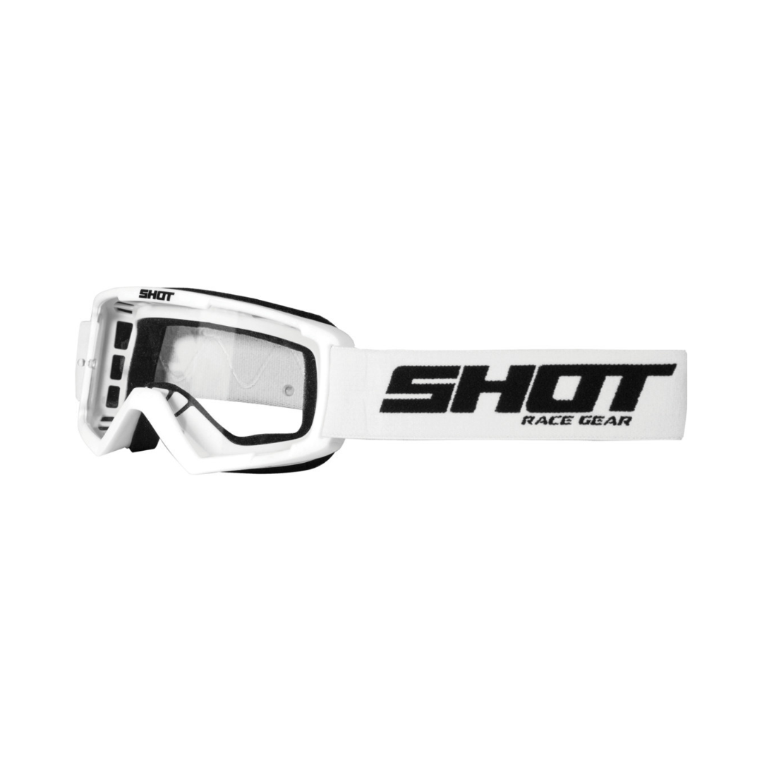 Maschera Motocross Bambino Shot Rocket Bianco