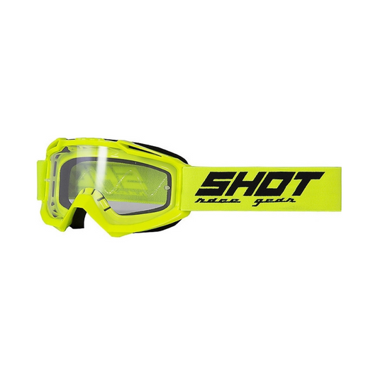 Maschera Motocross Bambino Shot Rocket Giallo fluo