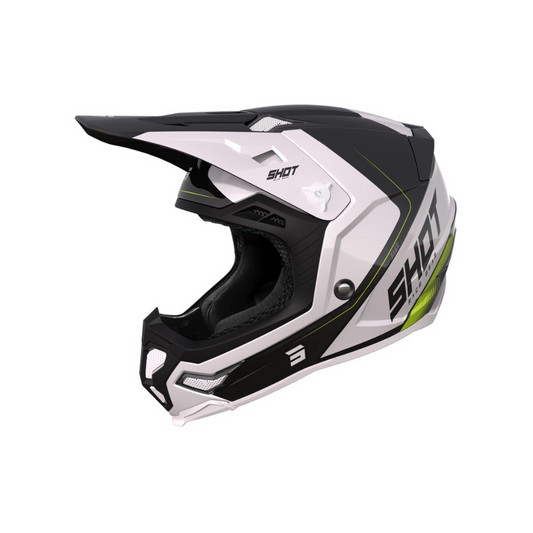 Casco Motocross Shot Core Fast Nero Pearly MIPS