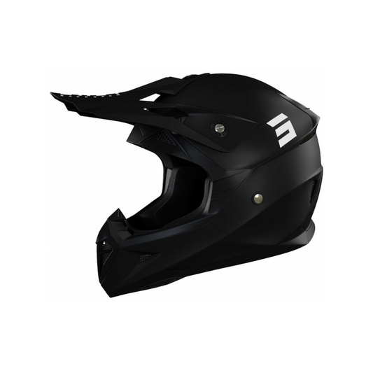 Casco Motocross Bambino Pulse Solid Nero opaco