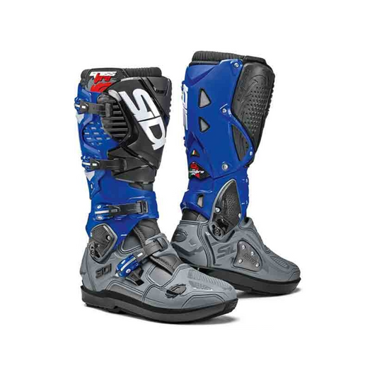 Stivali Motocross Sidi Crossfire 3 SRS Grigio Blu