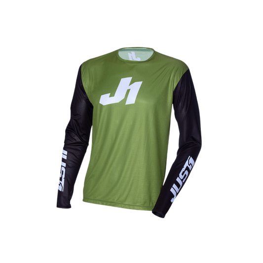 Maglia Motocross Just1 J-essential Army verde