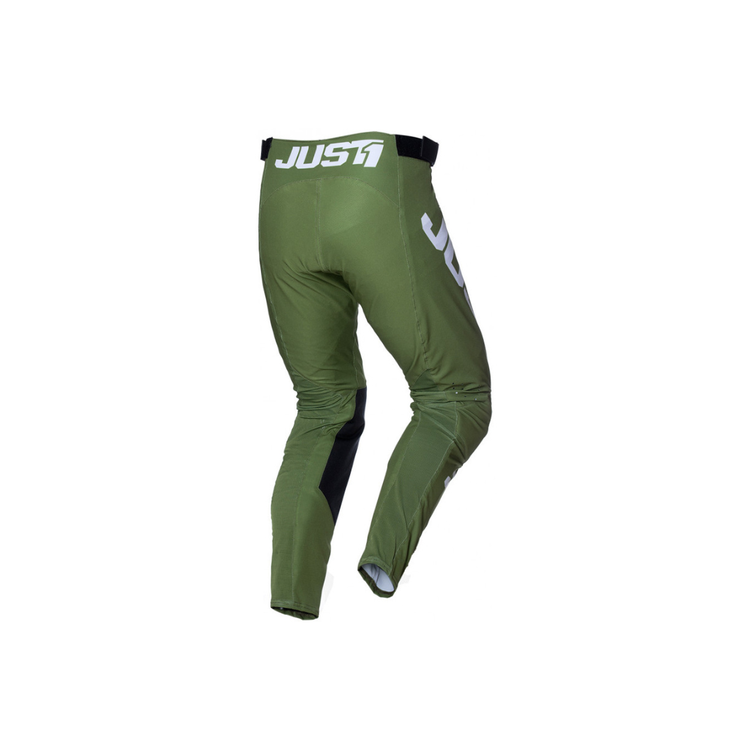 Pantaloni Motocross Just1 J-essential Army verde