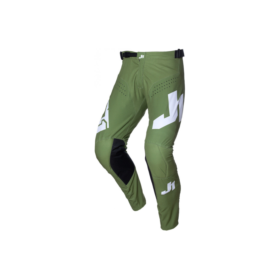 Pantaloni Motocross Just1 J-essential Army verde