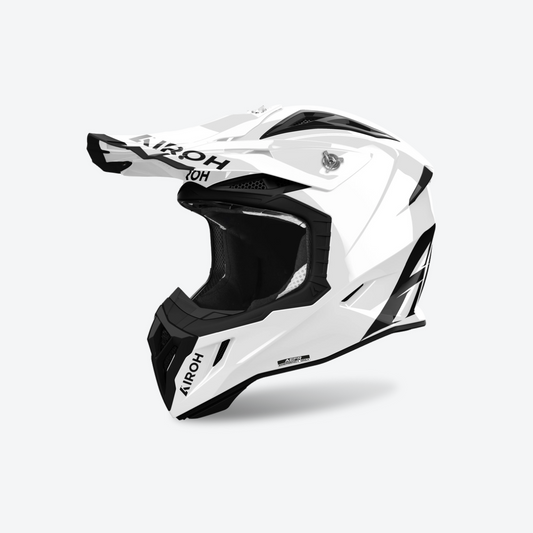 Casco Motocross Airoh Aviator Ace 2 Solid Bianco