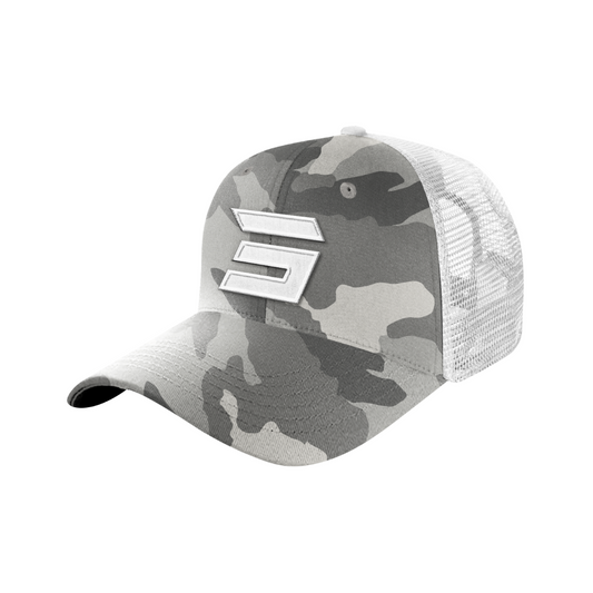 Cappellino Shot Race Gear Stroke Camo Grigio