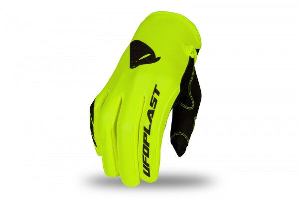 Guanti Motocross Ufo Plast Still Radial - Giallo Fluo