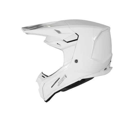 Casco Motocross Just1 J22-F Solid Bianco