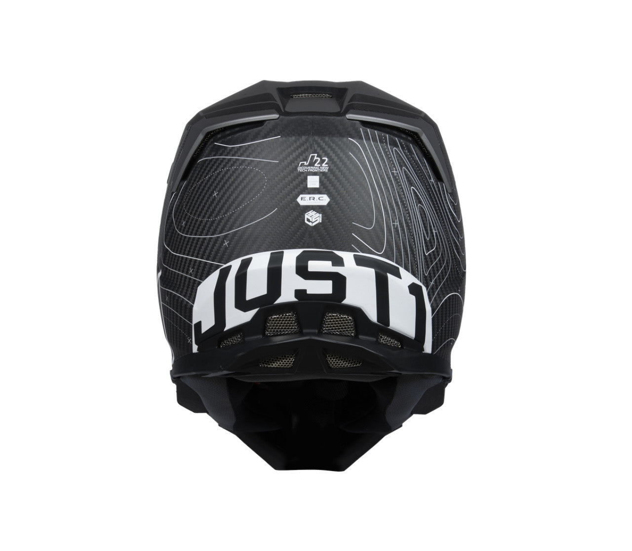 Casco Motocross Just 1 J22 Frontier Nero/Bianco