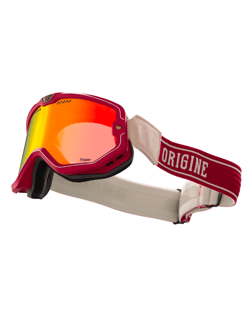 Mascherina Vintage Motocross Origine Florence Rosso