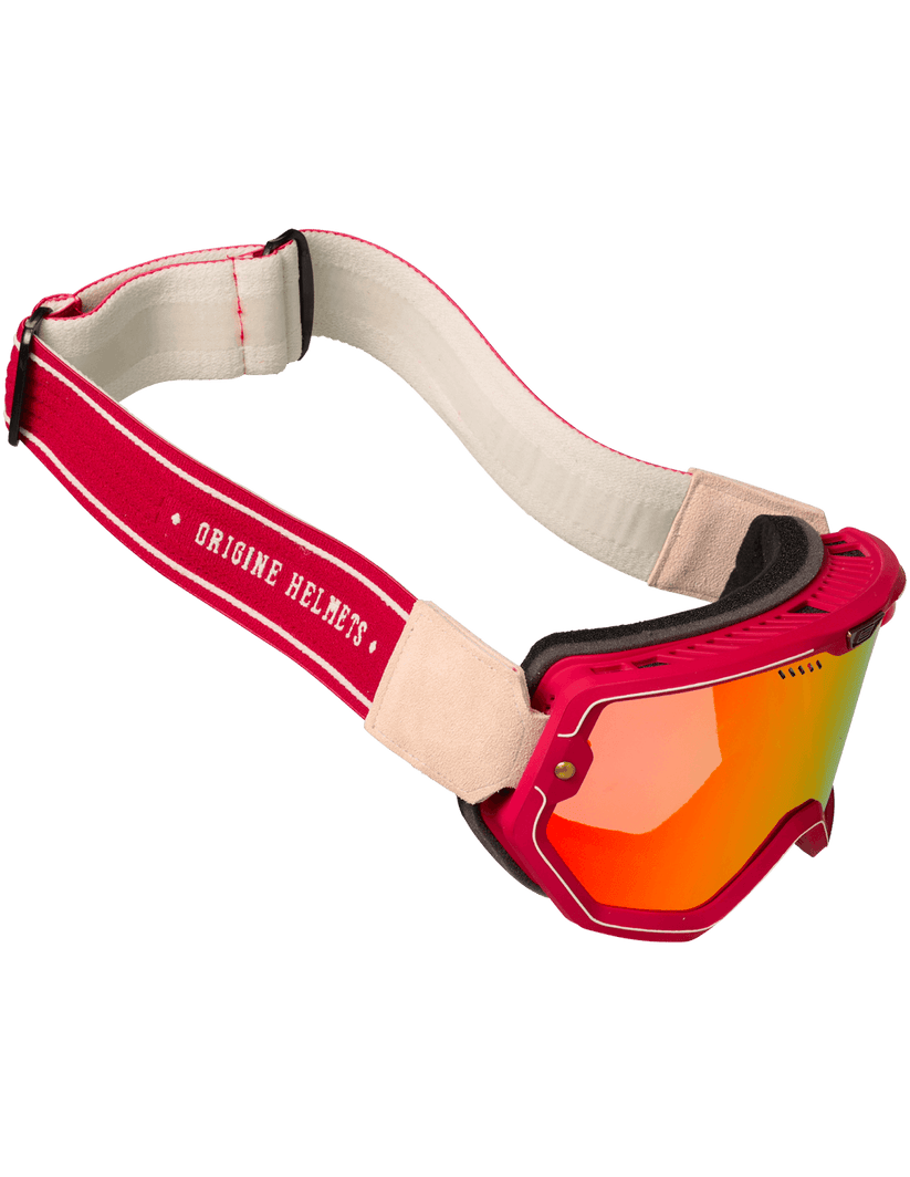 Mascherina Vintage Motocross Origine Florence Rosso