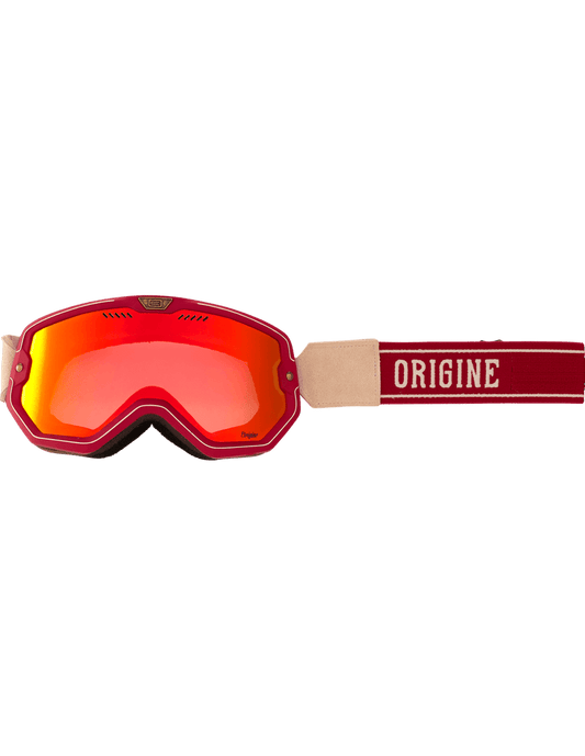 Mascherina Vintage Motocross Origine Florence Rosso