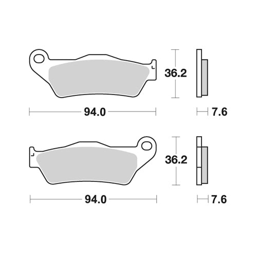 Pastiglie WRP freno anteriore Brembo