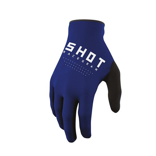 Guanti Motocross Bambino Shot Raw Blu