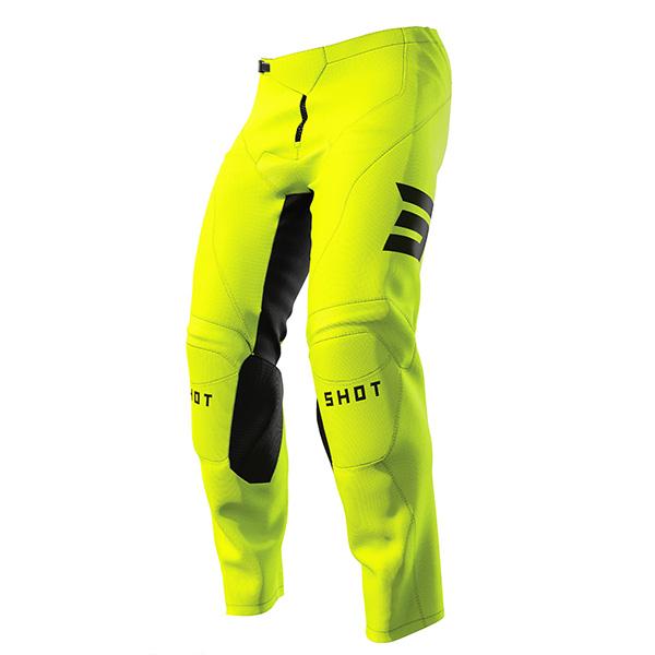 Pantaloni Motocross Shot Raw Escape Giallo fluo