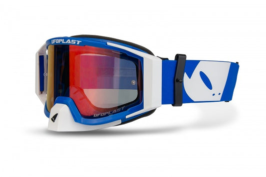 Maschera Motocross Ufo Plast Wise Blu