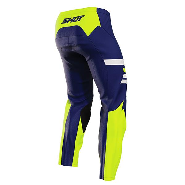 Pantaloni Motocross Bambino Shot Draw Reflex Blu