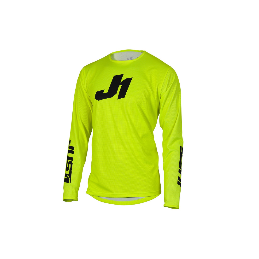 Maglia Motocross Bambino Just1 J-essential Youth Giallo Fluo