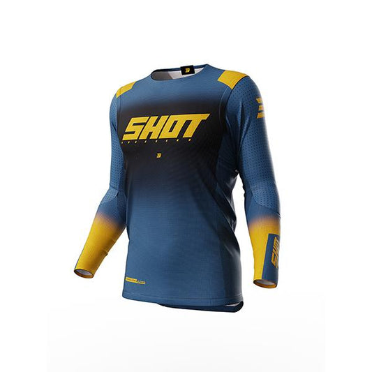 Maglia Motocross Shot Aerolite Ultima Blu