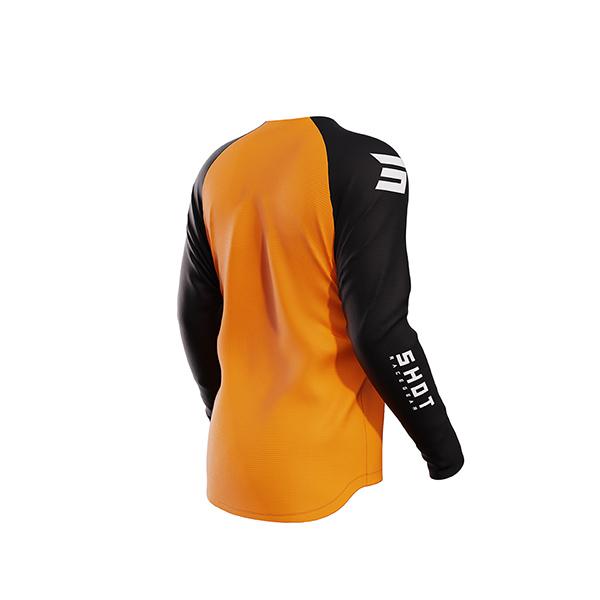 Maglia Motocross Bambino Shot Raw Escape Arancio